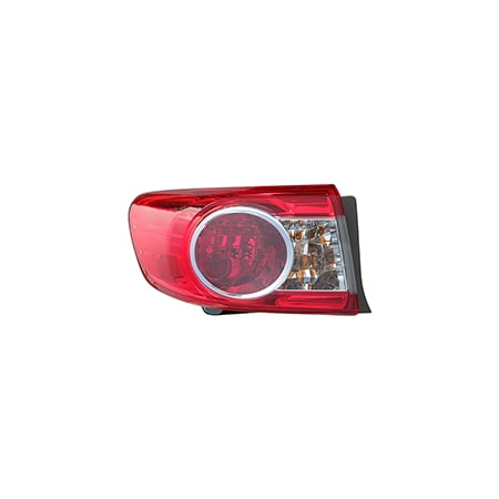 Genuine Toyota Parts 81560-02580 Driver Side Taillight Assembly Outer Genuine Toyota Parts 81560-02580 Driver Side Taillight Assembly Outer